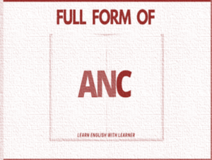Read more about the article ANC Full Form: What Does it Stand For?