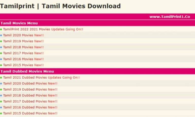 Tamilprint1 2023 – Latest HD Movies Download